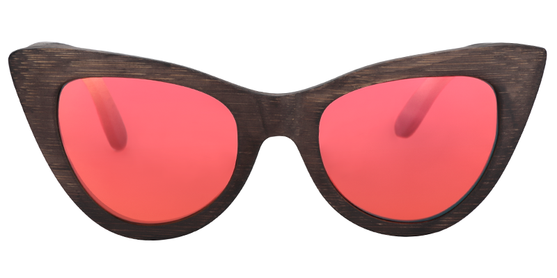 Cateye Wood Sunglasses | Zeelool Cateye Sunglasses0