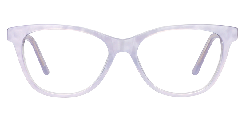 Oval Light Purple Glasses | Zeelool Prescription Glasses0