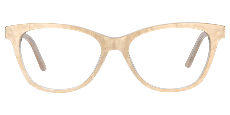 Oval Beige Glasses | Zeelool Prescription Glasses0