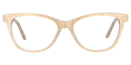Emilia Oval Beige Glasses0