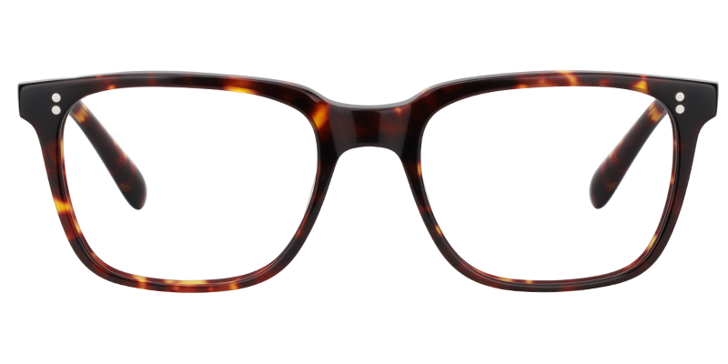 Rectangle Tortoise Glasses | Zeelool Eyeglass Frames Online0