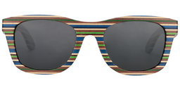 Dugan Rectangle Gray Sunglasses0