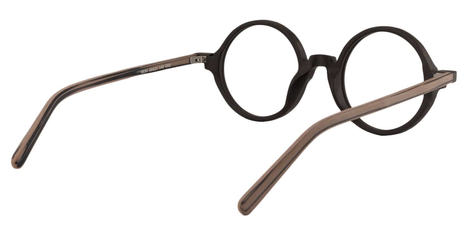 Round Brown Glasses | Zeelool Glasses5