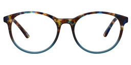 Stewart Round Blue Tortoise Glasses0
