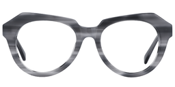 Elijah Round Gray-Tortoise Glasses0