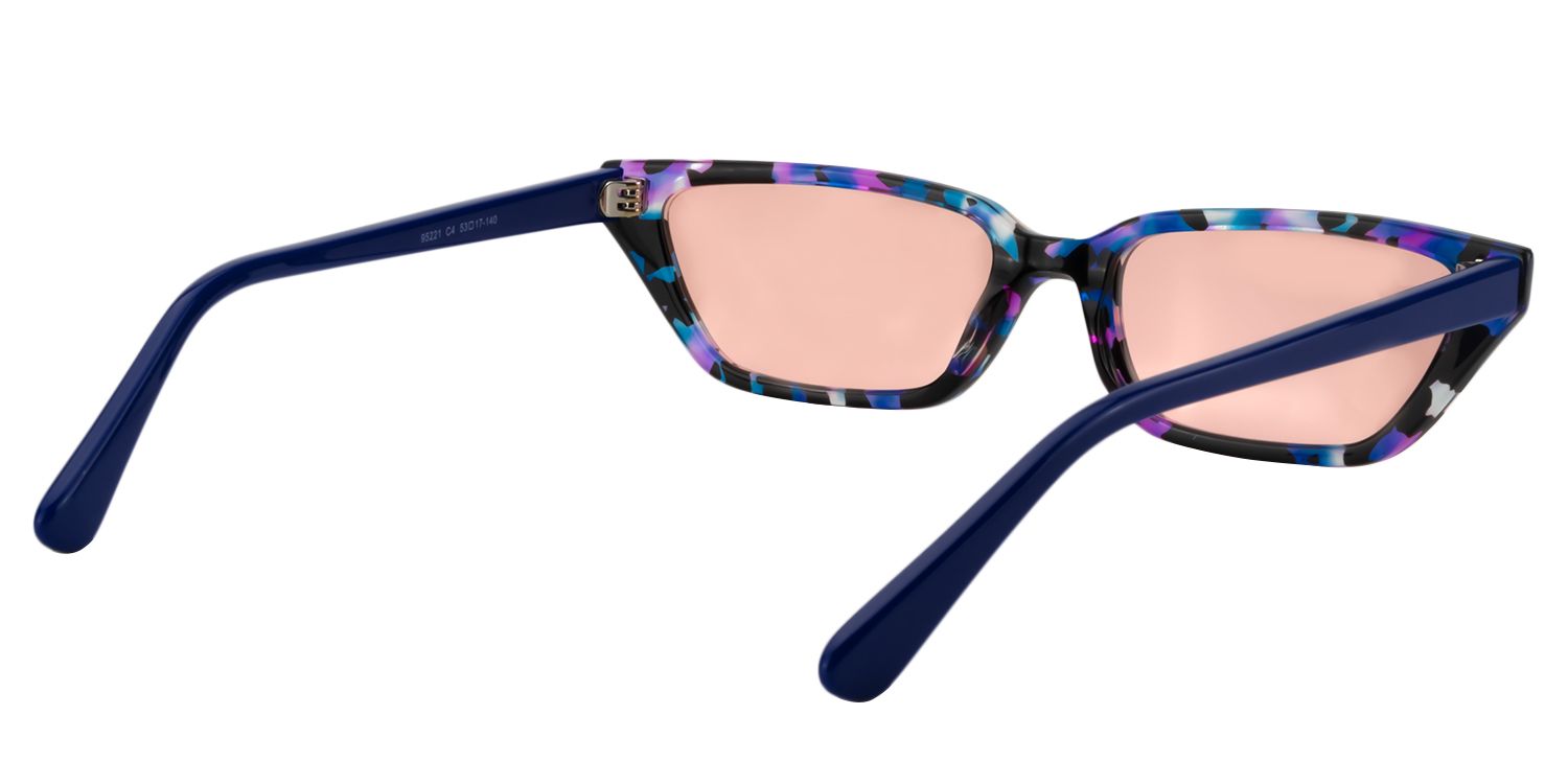 Rectangle Floral Sunglasses | Zeelool Sunglasses5