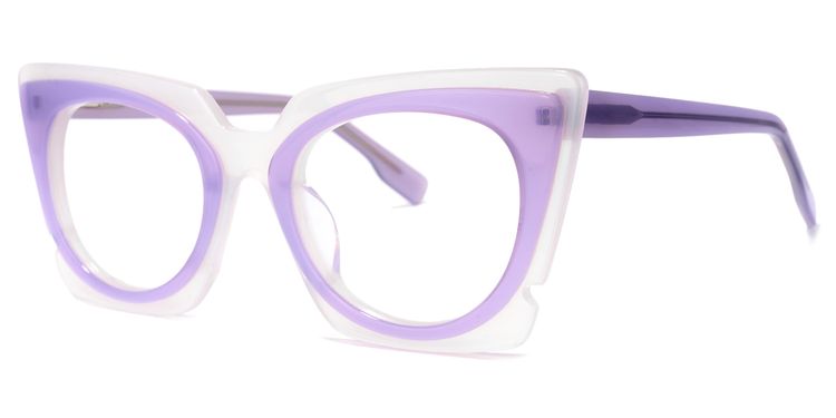 Wingate Cateye Purple Glasses