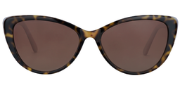 Malvina Cateye Brown Sunglasses0