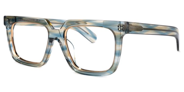 Pitts Square Light-Blue Glasses