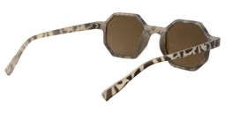 Andrea Geometric Light-Tortoise Sunglasses5