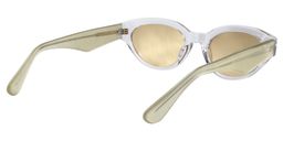 Amor Oval Clear Sunglasses5