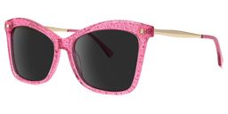Isaebella Bright-Pink Butterfly Sunglasses1
