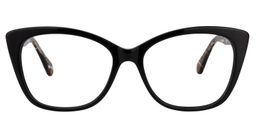 Alethea Square Black Glasses0