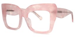 Charmaine Cat Eye Pink Glasses1