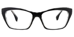Xavie Cat eye Black Glasses0