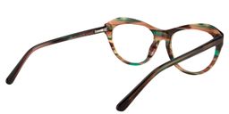 Xela Cat eye Brown Glasses5