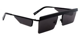 Sophia Rectangle Black Sunglasses4