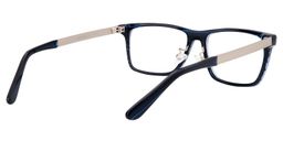 Arkell Rectangle Dark-Blue Glasses2