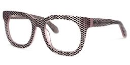 Crunch Square Black-Pink Glasses1
