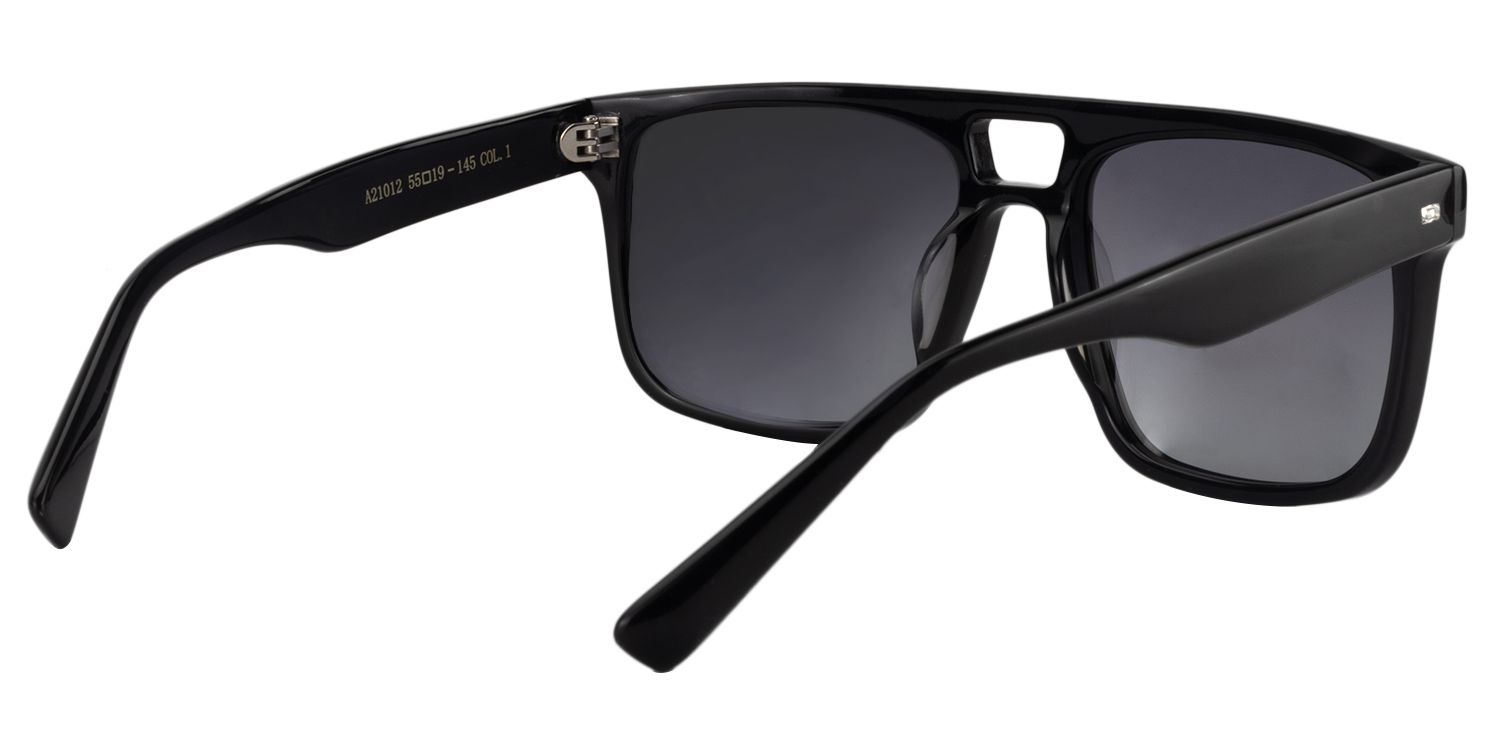 Square Black Sunglasses | Zeelool Sunglasses5