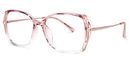 Fulleord Square Pink Glasses1