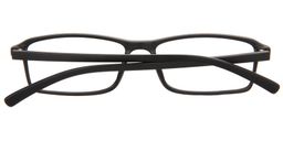 Jasper Rectangle Black Glasses5