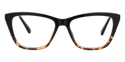 Hebe Cateye Black Glasses0