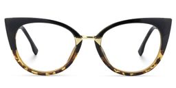 Jacqueline Cat Eye Tortoise Glasses0