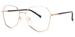 Bivins Geometric Gold Glasses1