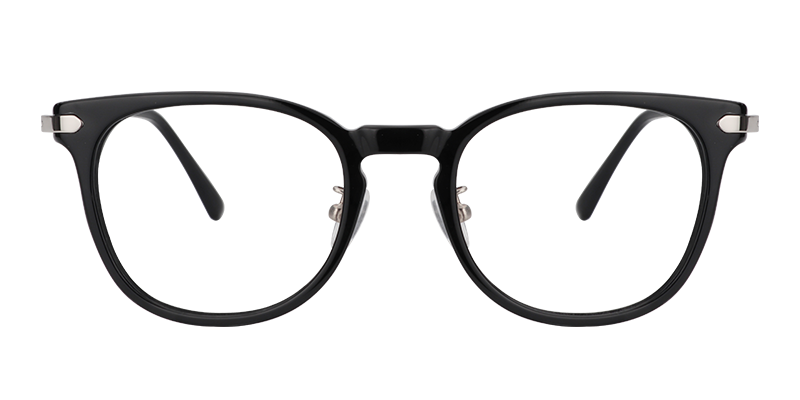 Oval Black Glasses | Zeelool Eyeglasses Online0
