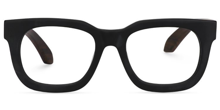 Sam Rectangle Wood Glasses