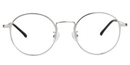 Madison Round Silver Glasses0
