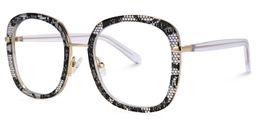 Mindset Sqaure Black Glasses1