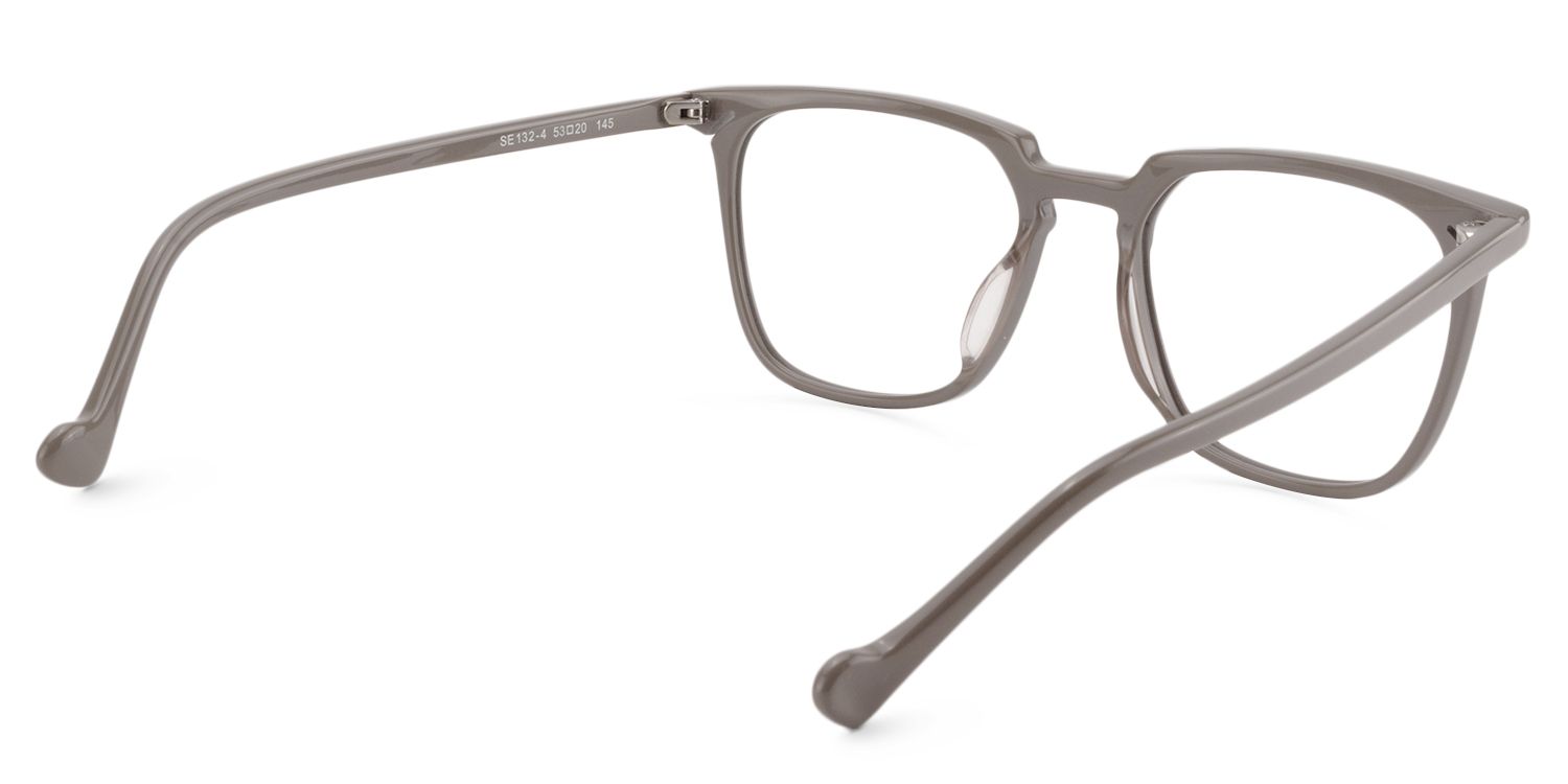 Square Gray Glasses | Zeelool Glasses5