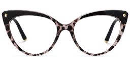 Alivia Cat Eye Black&Tortoise Glasses1