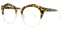 Latoya Geometric Tortoise Glasses1