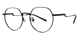 Tiffany Round Black Glasses1