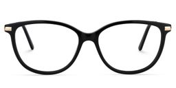 Camilla Oval Black Glasses0