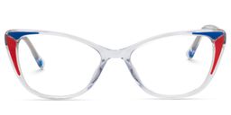 Candace Cat eye Clear Glasses0