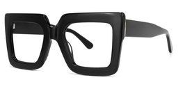 Brandon Square Black Glasses3