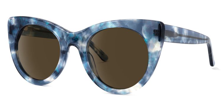 Starry Blue Cat eye Sunglasses