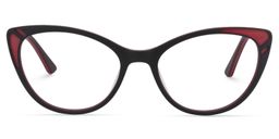 Canute Cat eye Black Glasses0