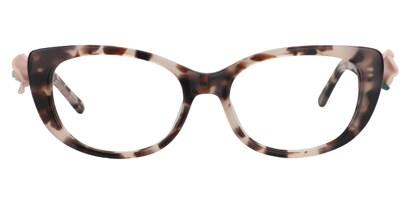 Cateye Light Tortoise Glasses0