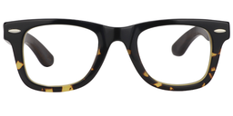 Patrick Rectangle Light Amber Glasses0
