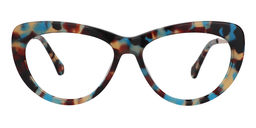 Becky Cateye Blue-Tortoise Glasses0