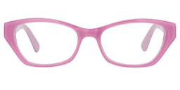 Isabella Rectangle Bright Pink Glasses0