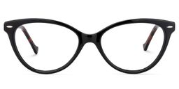 Carlos Oval Black Glasses0