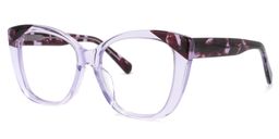 Liranzo Cateye Purple Glasses1
