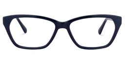 Carmela Rectangle Dark Blue Glasses0