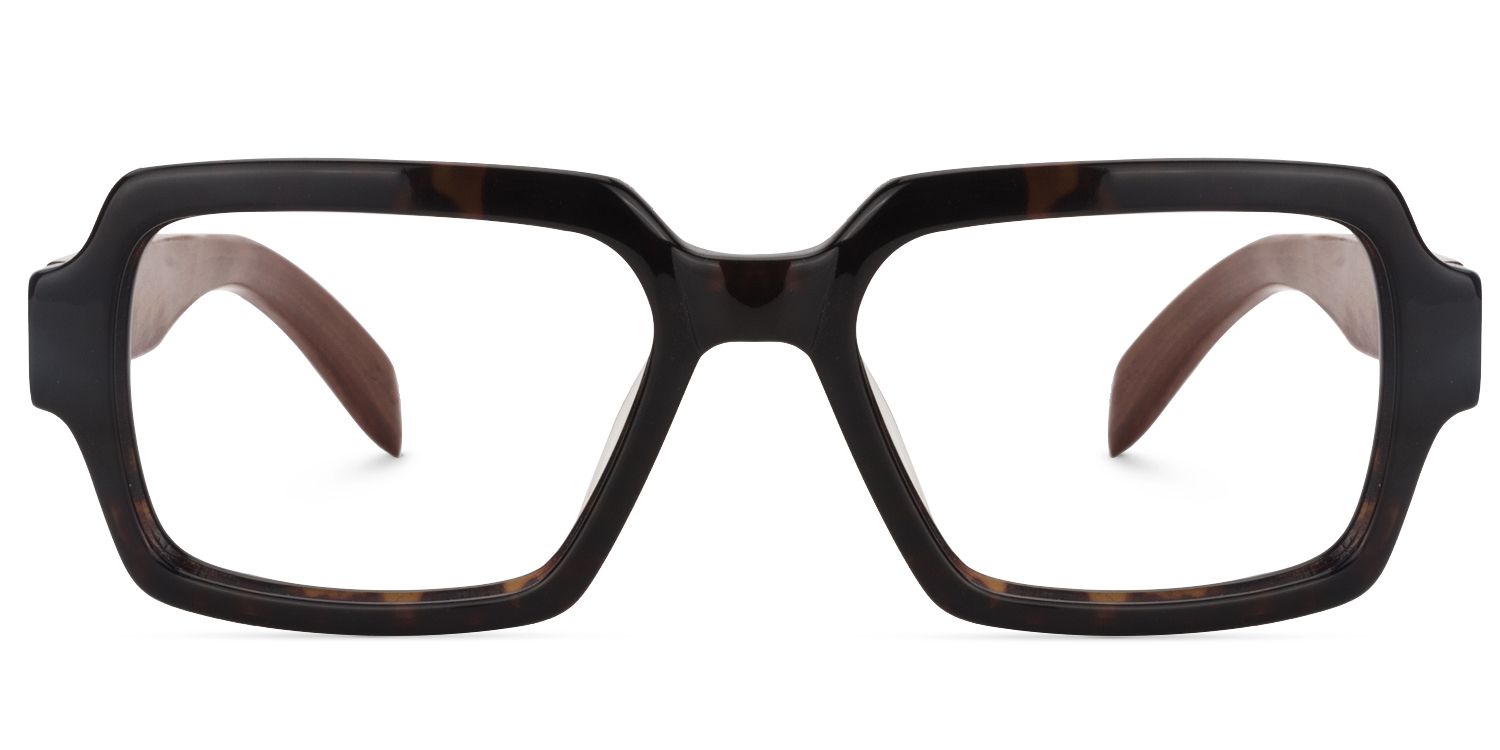 Rectangle Black Glasses0